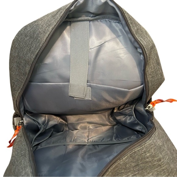 AOMAY Gray Diaper Backpack with Multiple Pockets and Storage - Picture 15 of 16